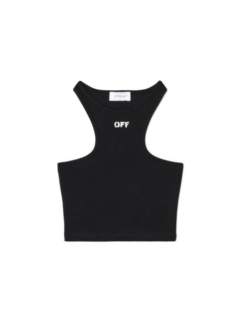 Off-White Off Stamp Rib Rowing Top