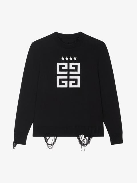 4G STARS SWEATER IN JERSEY