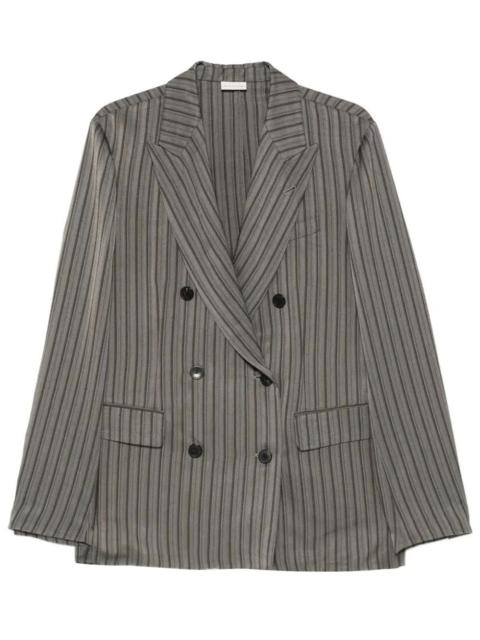 Dries Van Noten BALTO STRIPED DOUBLE-BREASTED BLAZER