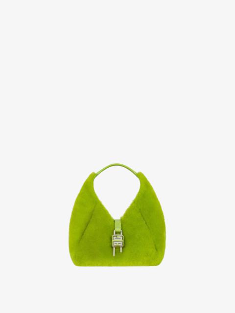 Givenchy MINI G-HOBO BAG IN SHEARLING