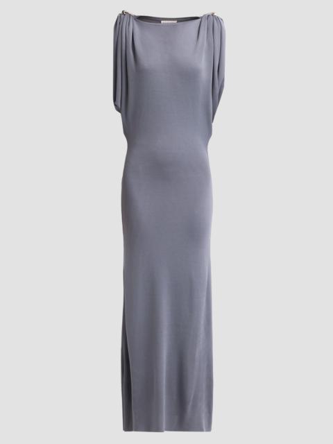 Altuzarra Women's Henderson Draped Maxi Dress - Ash Blue