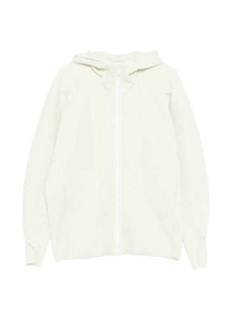 ISSEY MIYAKE wickerwork pleated jacket