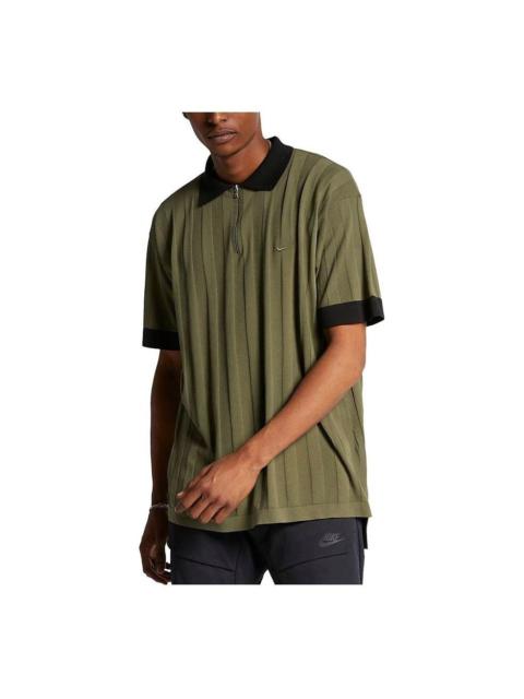 Nike NikeLab Made In Italy Knit Polo Medium olive BV0974-222