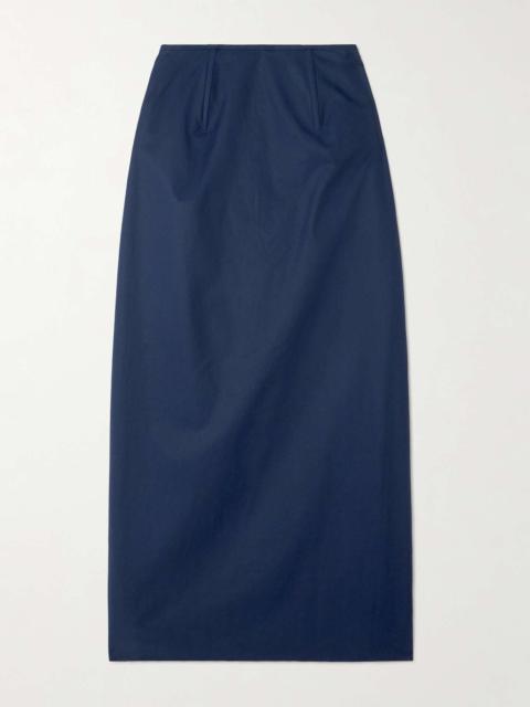 Carven Cotton-poplin maxi skirt