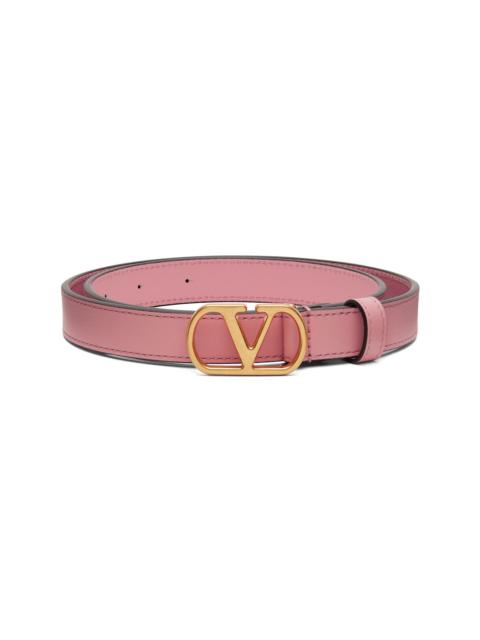 Valentino Pink VLogo Signature Belt