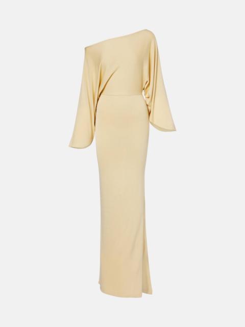 AYA MUSE Silk-blend maxi dress