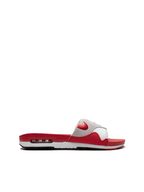 Nike Nike Air Max 1 슬라이드 화이트 대학 레드