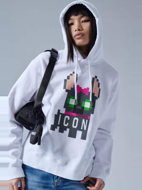 DSQUARED2 ICON HILDE COOL HOODIE