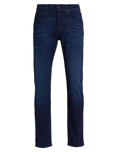 7 For All Mankind Men's Slimmy Airweft Slim-Fit Tapered Jeans - Deep Blue