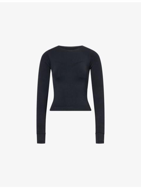 ADANOLA Seamless Long-Sleeve Workout Top