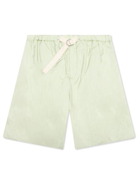 Jil Sander BELTED SHORTS - SOFT PIGMENT GREEN