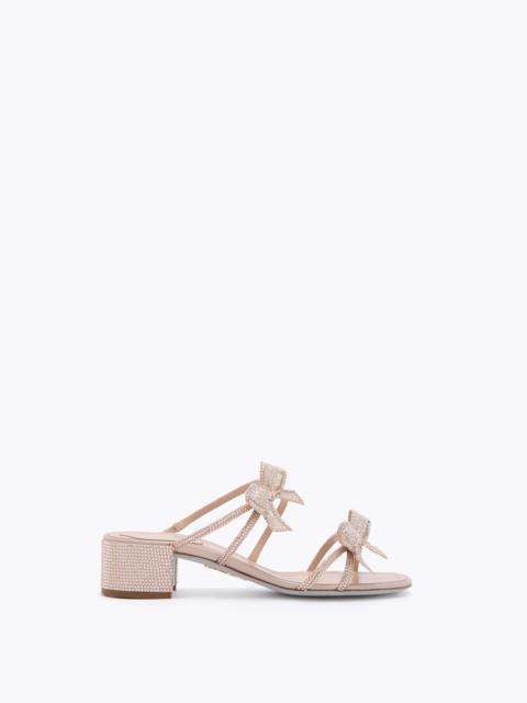 RENE CAOVILLA RIBBON NUDE MULE 40