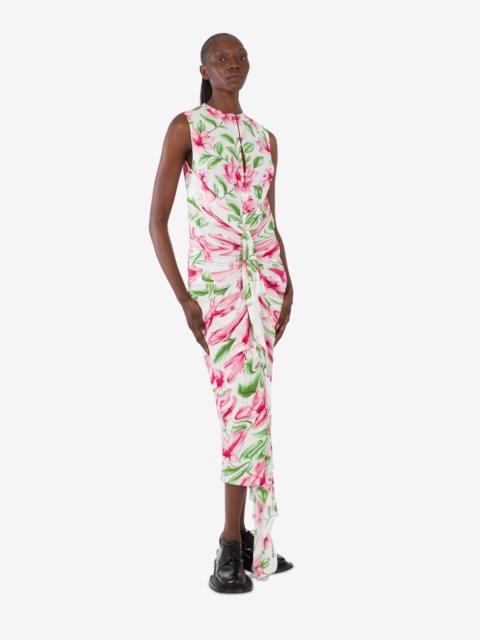 Moschino PRINTED CREPE DE CHINE DRESS