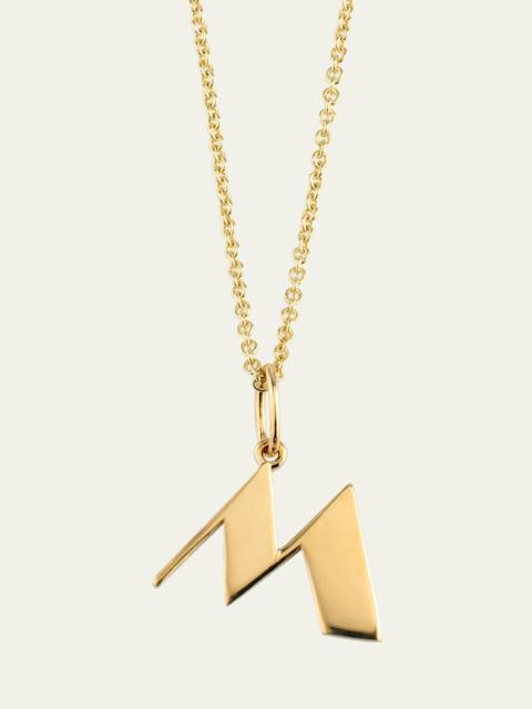 SYDNEY EVAN 14K Pure Block Initial Necklace