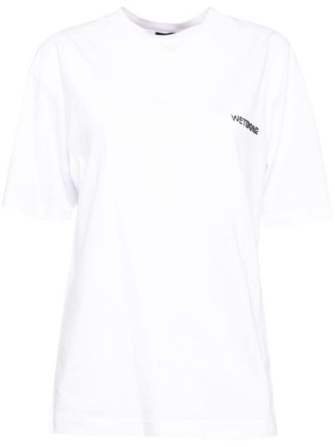 We11done bead-logo T-shirt