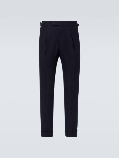 SAMAN AMEL Amie wool straight pants