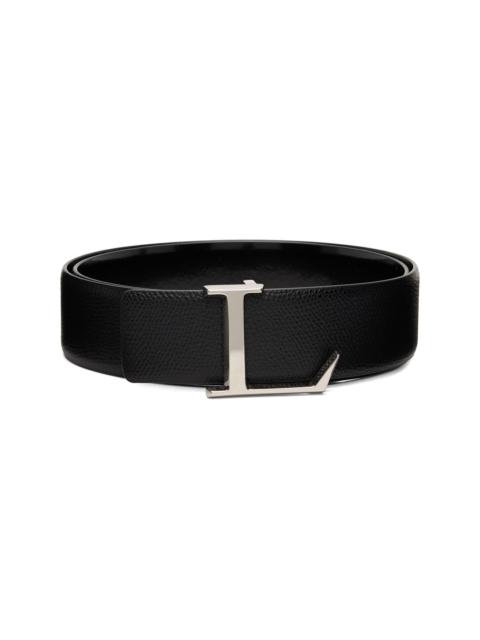 Lanvin Black Logo Belt