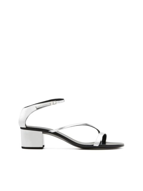 Rochelle 40mm metallic-effect sandals