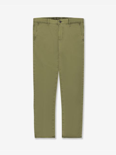 SLOWEAR Slim-fit certified stretch gabardine trousers