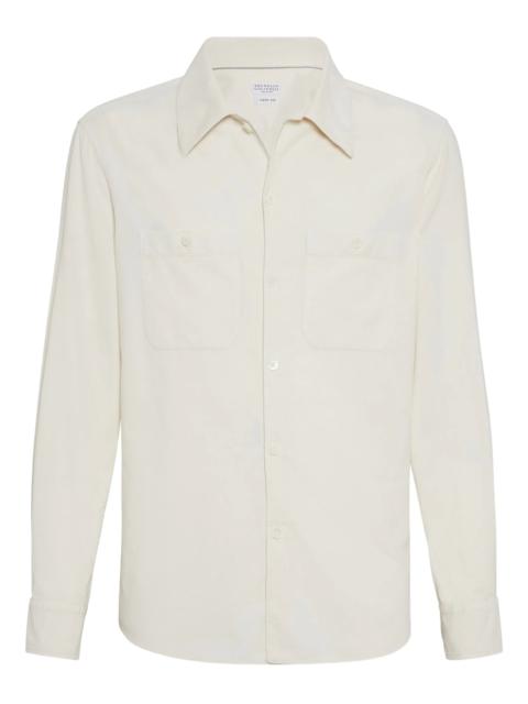 Brunello Cucinelli Brunello Cucinelli Pocket Cotton Shirt