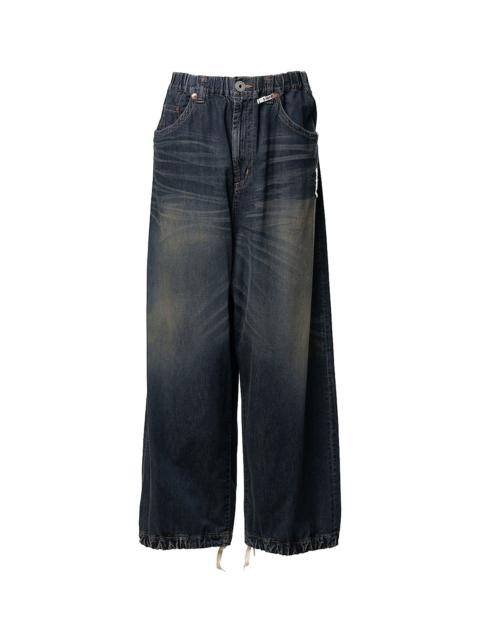 Maison MIHARAYASUHIRO Light Wide Denim Pants "Black" J16PT123 BLAC