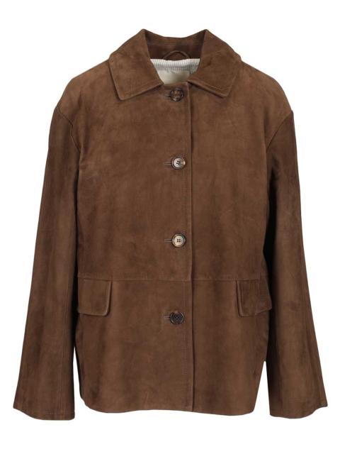 'S Max Mara Suede Jacket Jackets Brown