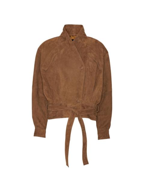 ROTATE suede jacket