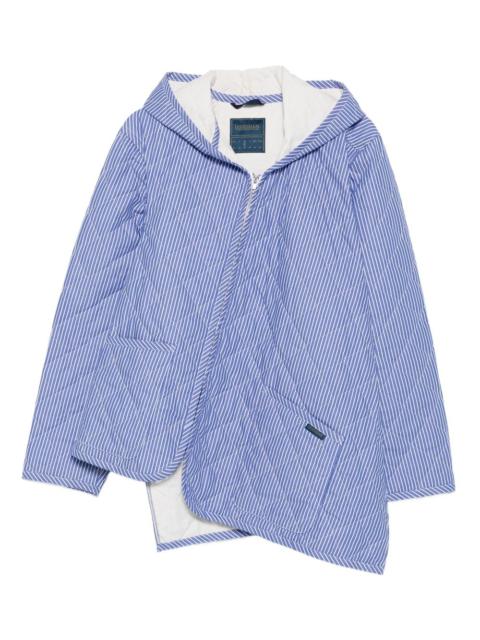 Comme des Garçons SHIRT striped quilted jacket