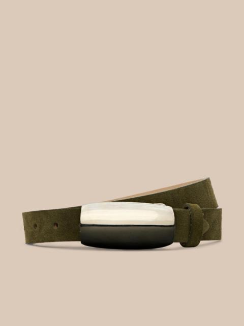 L'AGENCE Marlowe Suede Belt