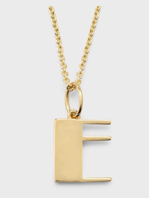 SYDNEY EVAN 14K Pure Block Initial Necklace
