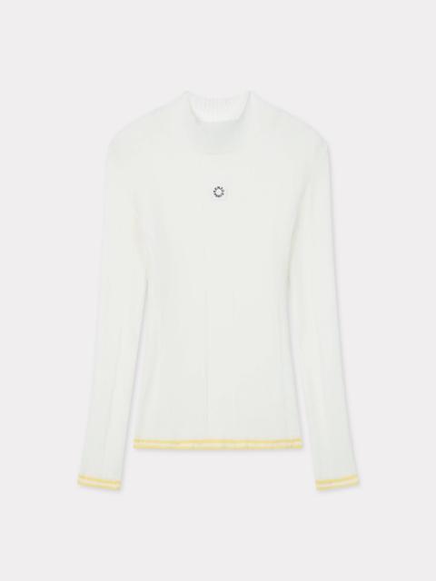 'Boke Flower 2.0' rib long sleeve top