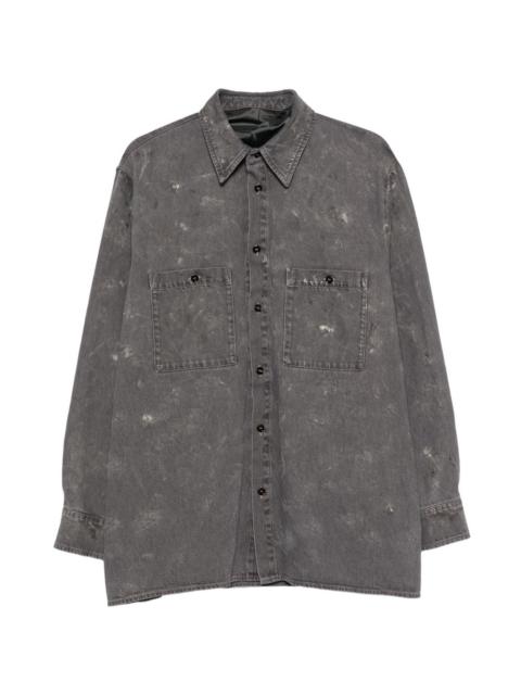 MM6 Maison Margiela distressed denim jacket