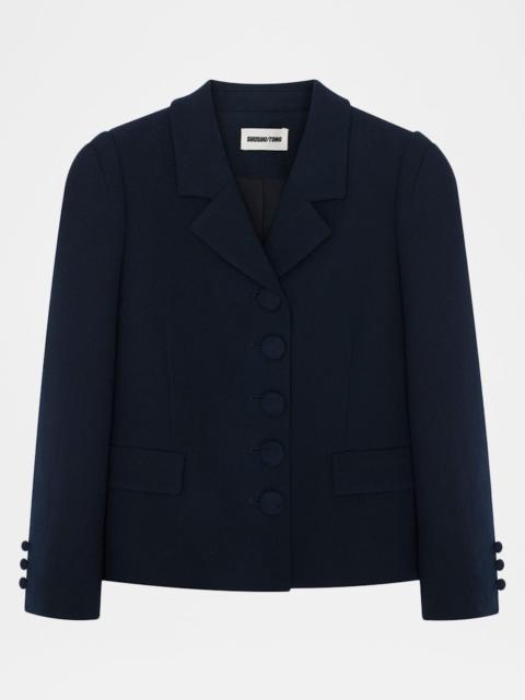 SHUSHU/TONG Short Wool-Blend Jacket