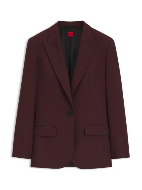 HUGO MODERN-FIT BLAZER WITH PEAK LAPELS