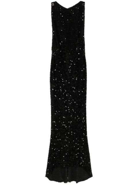 ELISABETTA FRANCHI sequinned maxi dress