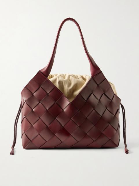 DRAGON DIFFUSION Castello Woven Leather Shoulder Bag