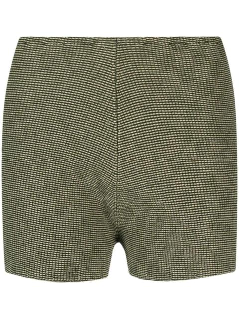 ISA BOULDER Parallel knitted shorts