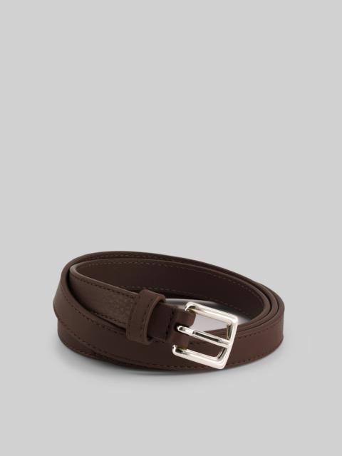 The Frankie Shop Jessie Leather Belt - Brown
