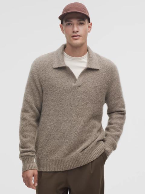 lululemon Wool-Blend Ribbed Polo Shirt