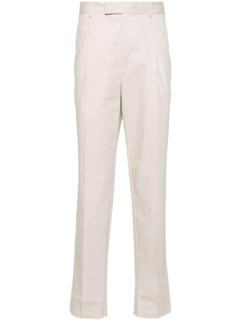 ZEGNA mid-rise pleated chino trousers