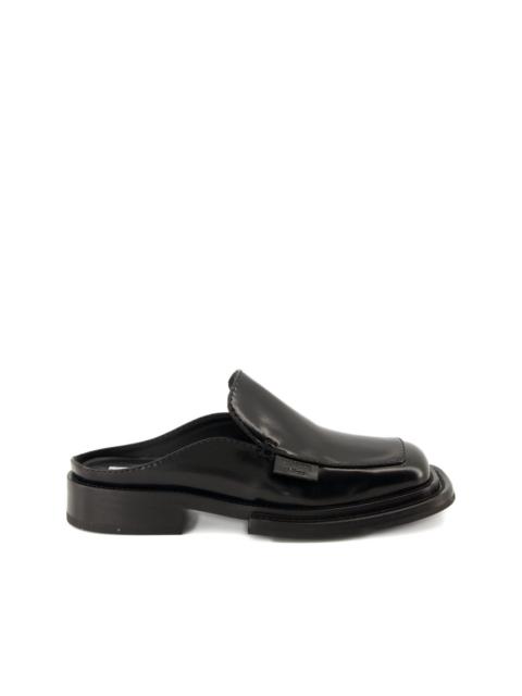 Moschino leather mules
