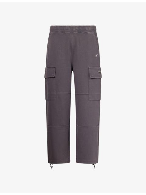 A BATHING APE® Cargo Patch-Pocket Cotton Jogging Bottoms
