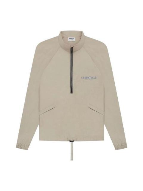 Fear of God Essentials SS21 Half Zip Track Jacket Moss FOG-SS21-642