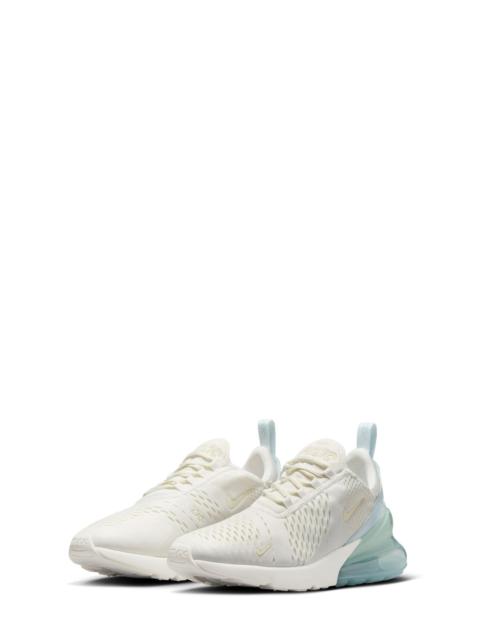 Nike Air Max 270 Sneaker in Sail/Coconut/Blue at Nordstrom