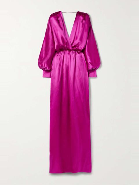 GUCCI Love Parade silk-blend satin gown