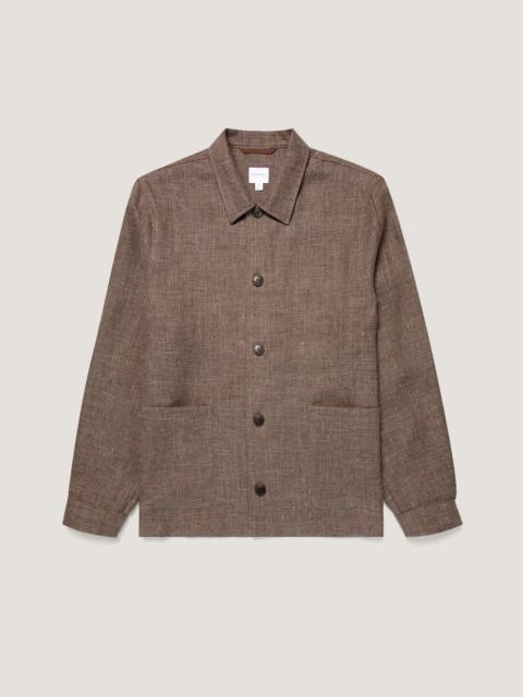 Sunspel Cotton Linen Twill Twin Pocket Jacket