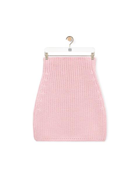 Loewe Mini skirt in technical knit