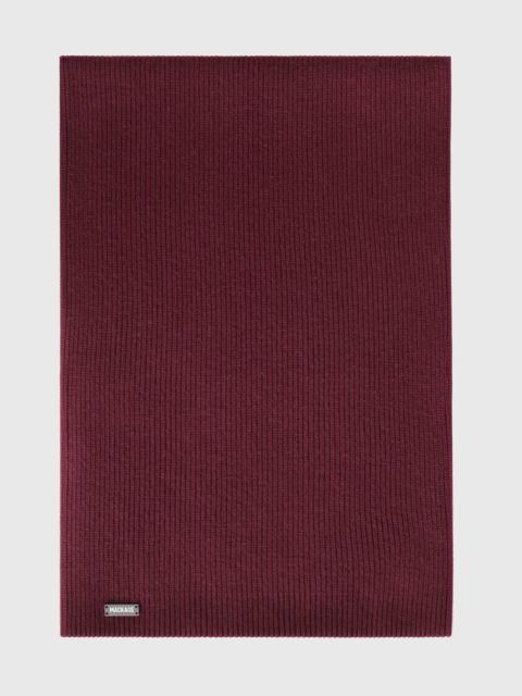 MACKAGE BENSON Rib-Knit Wool Blend Scarf