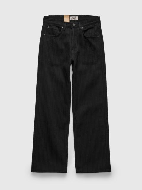 Naked & Famous "Black Sugiaya" 12oz Herringbone Dobby Twill - Strong Guy Fit