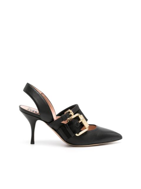 Moschino buckle-straps pointed-toe pumps